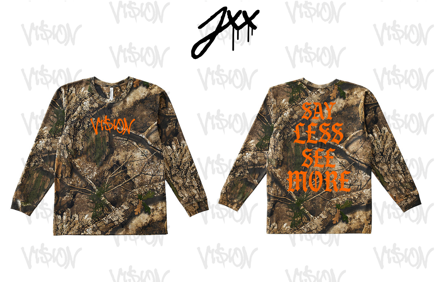 LONGSLEEVE: SAY LESS SEE MORE (CAMO)