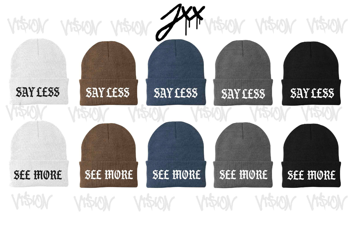 BEANIE: SAY LESS SEE MORE