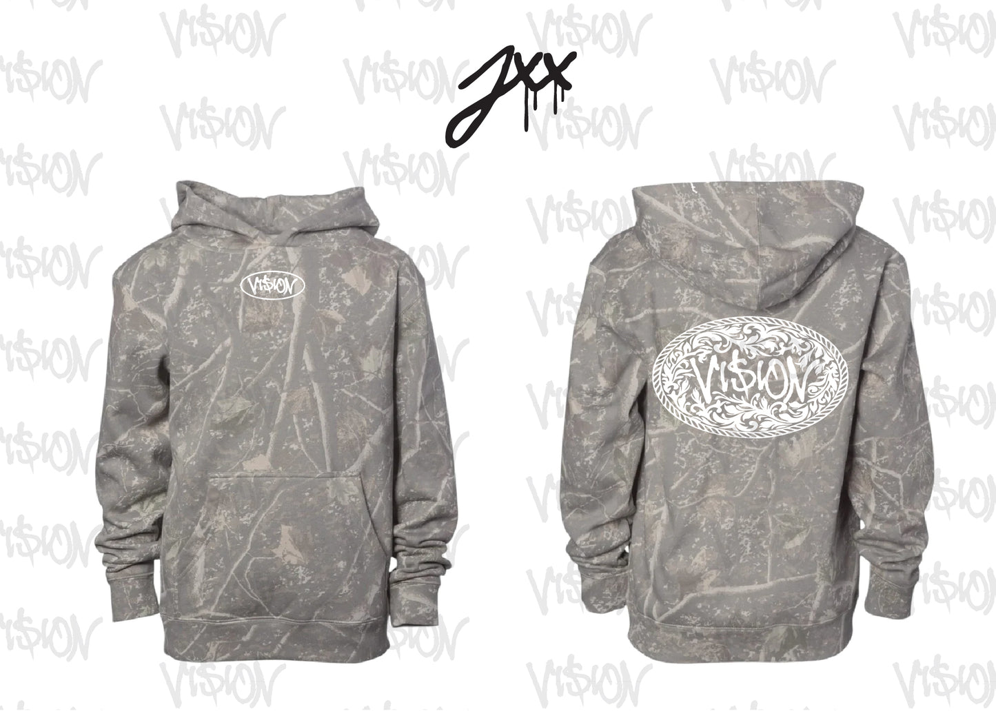 HOODIE: VI$ION CAMO